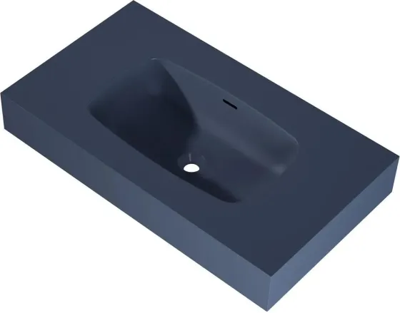 Раковина  Elita Dimple 80Cm Marmur Navy Blue Matt 168857 Киев