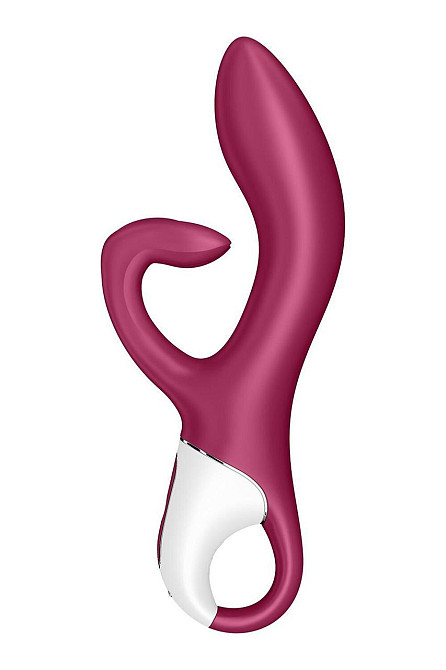 Вібратор-кролик із потрійним відростком Satisfyer Embrace me Berry, 2 мотори, діаметр 3,6 см Sex Aura Київ - фото 2