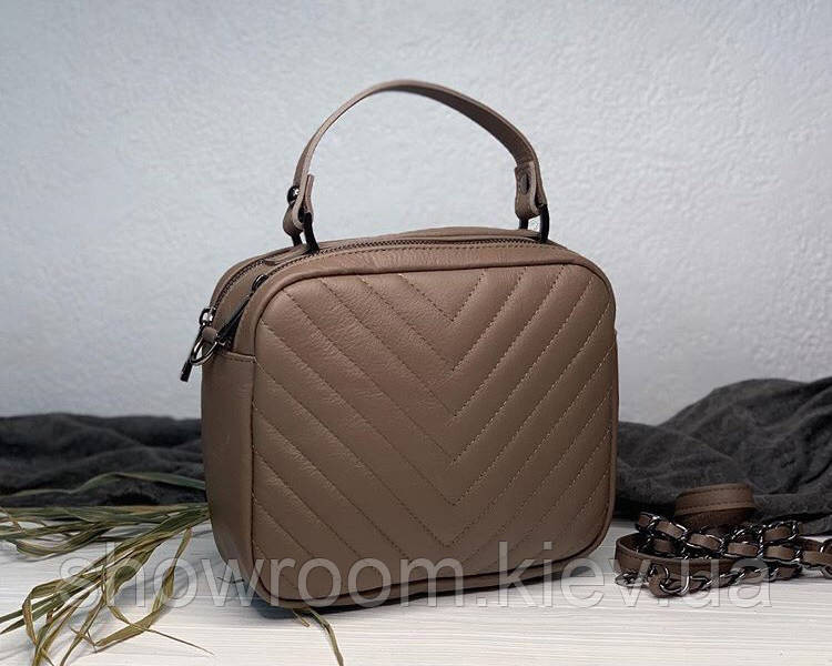 Сумка женская Laura Biaggi (29-67) кожаная коричневая Киев - изображение 2