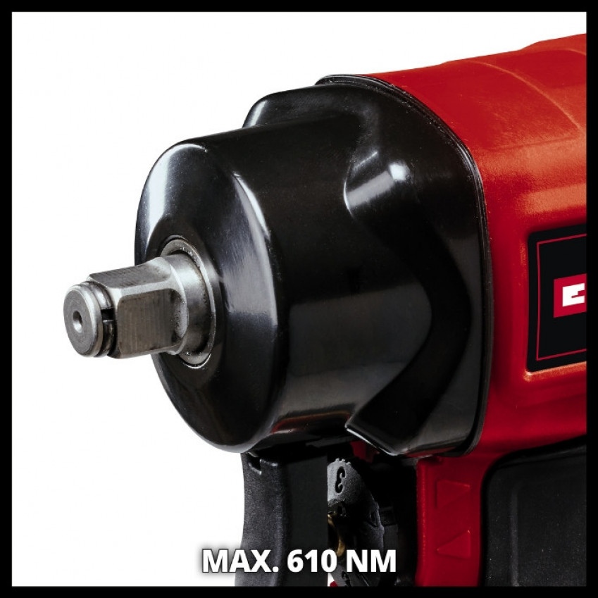 Професійний гайковерт пневмичний Einhell TC-PW 610 Compact : 610 Hm, 142 л/хв, пневмо гайковерт 4138965 Київ - фото 4