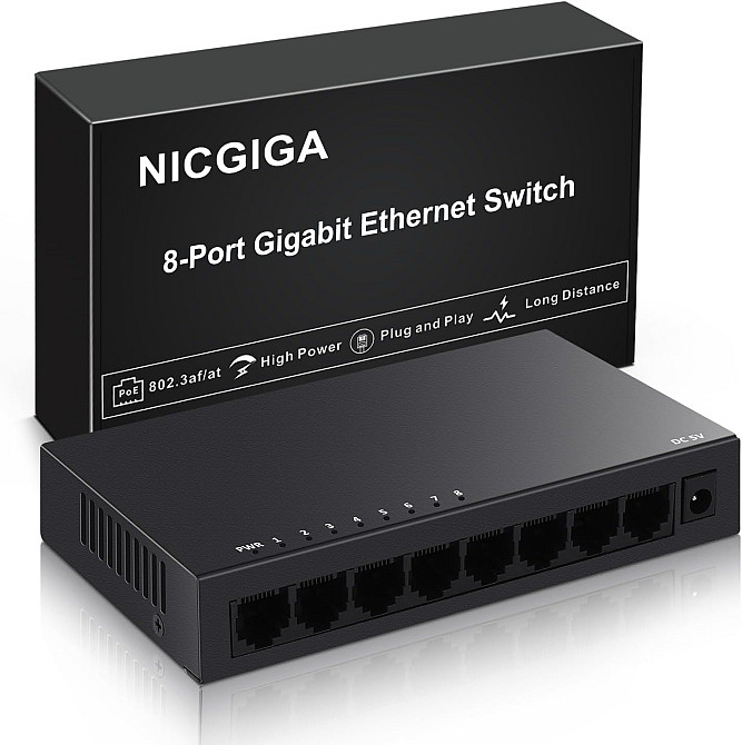 Комутатор NICGIGA GS0800 Луцк - изображение 1