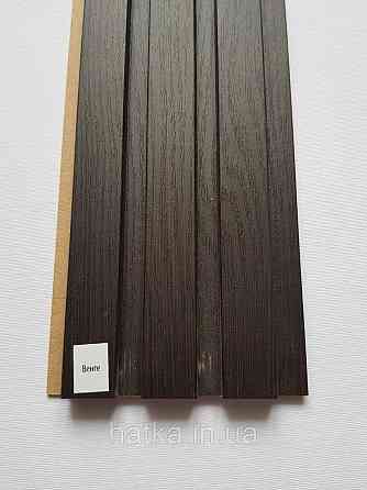 Стеновая реечная панель МДФ 117х12х2800 мм Венге СП12117-7 Киев