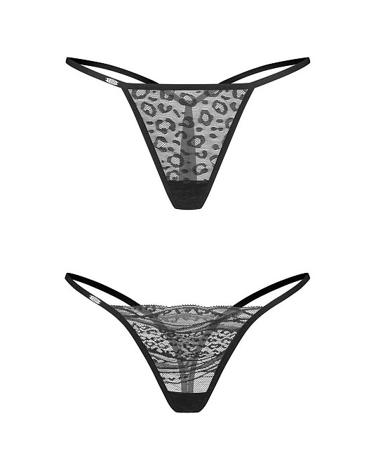 Набір трусиків Obsessive Clara 2-pack thong L/XL Sex Aura Київ - фото 5