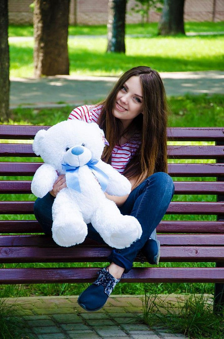 М'яка  іграшка подарунок на 8 березня плюшевий ведмедик,  плюшевий ведмедик Бойд 70 см Білий Тернопіль - фото 2