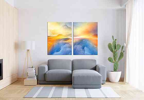 Модульная картина в гостиную / спальню   Флю-Арт  TLV-2_127 70x102 см Киев