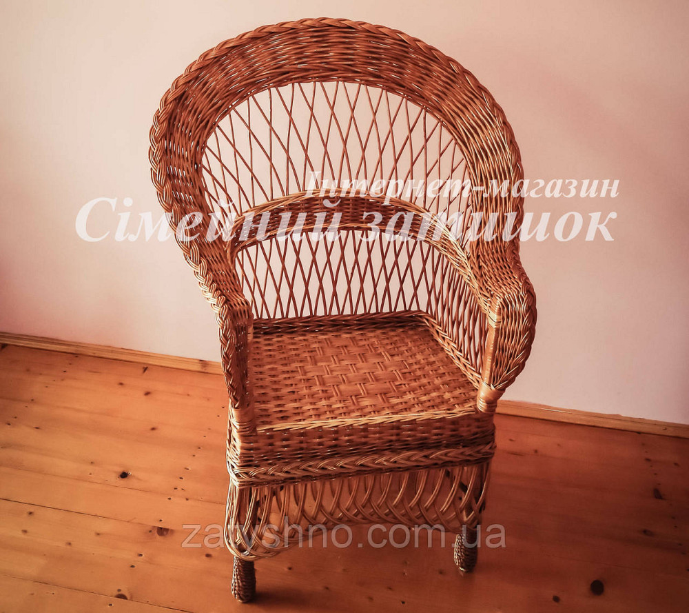 Кресло плетеное оригинального дизайна Киев - изображение 2