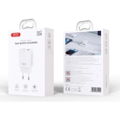 Зарядное устройство XO L130 USB-C PD30W + USB-A QC3.0 White (L130.white) Винница - изображение 4