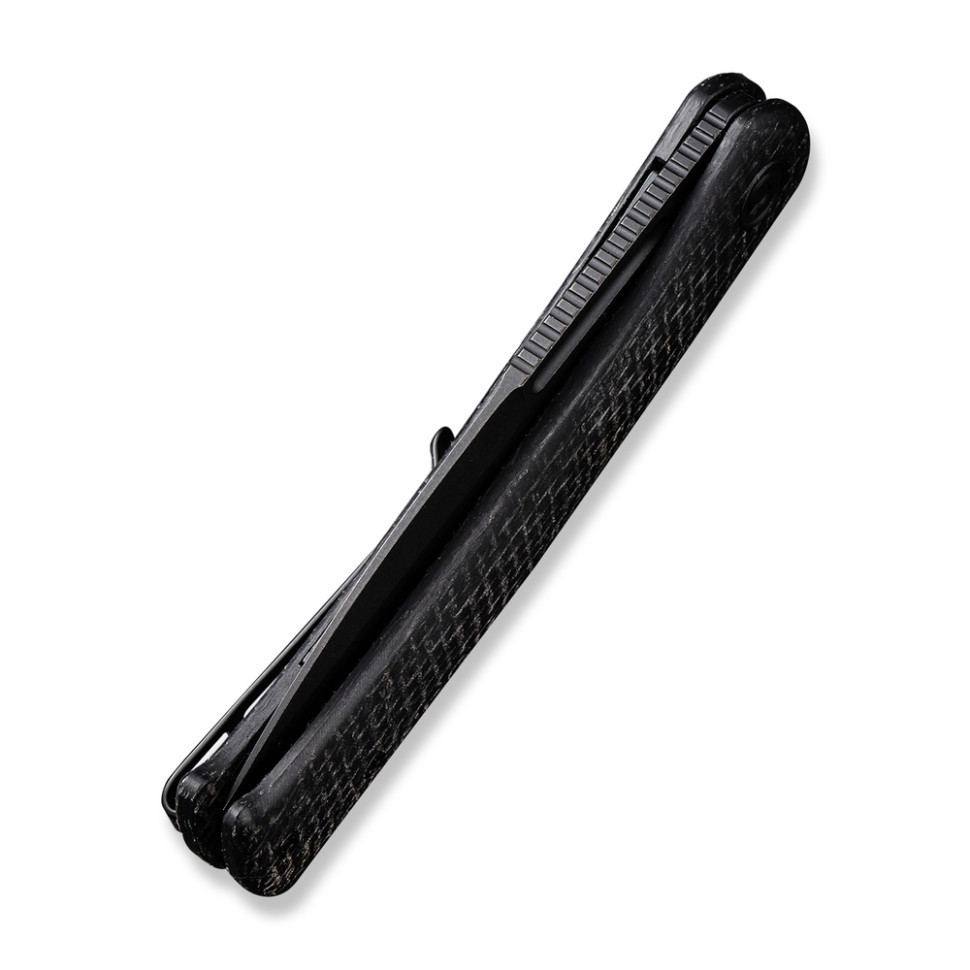 Ніж складаний туристичний Civivi Caetus Flipper, (8.8 см) Damascus / Carbon Fiber Київ - фото 6