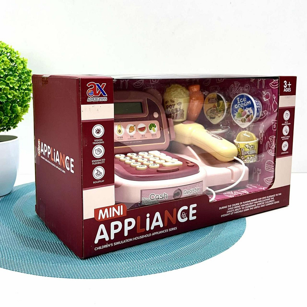 Касовий апарат дитячий зі сканером мікрофоном підсвічування звук продукти ( 6763 A) Чернігів - фото 10