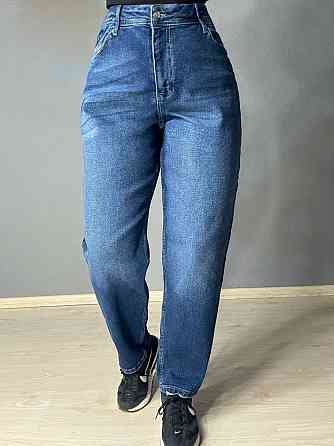 Джинси жіночі Sherocco 1295-1 Mom Relax великі розміри супер батал сині, синій, 44, 44, 116 см, 140 см Київ