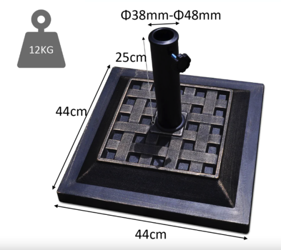 Основа для парасолі Costway Olimp регульованим механізмом Київ