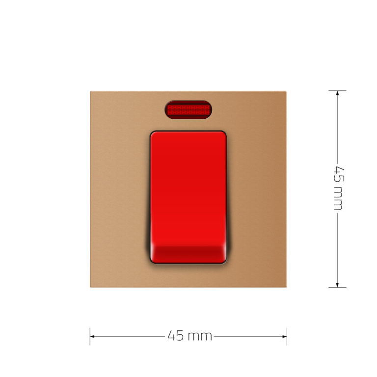 LIVOLO Майстер-вимикач LIVOLO, золотий, 20А 230В, модуль без рамки (VL-FCMKV20A-2AP) Коломия - фото 5