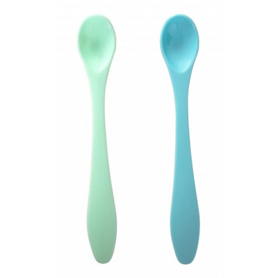 Набір дитячого посуду Baby Team ложечок 2 шт (6101_голубой_і_бірюзовий) Вінниця - фото 2