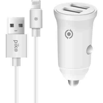 Зарядное устройство Piko CC-312 (2USB3,1A) + Lightning cable (1283126538810) Винница