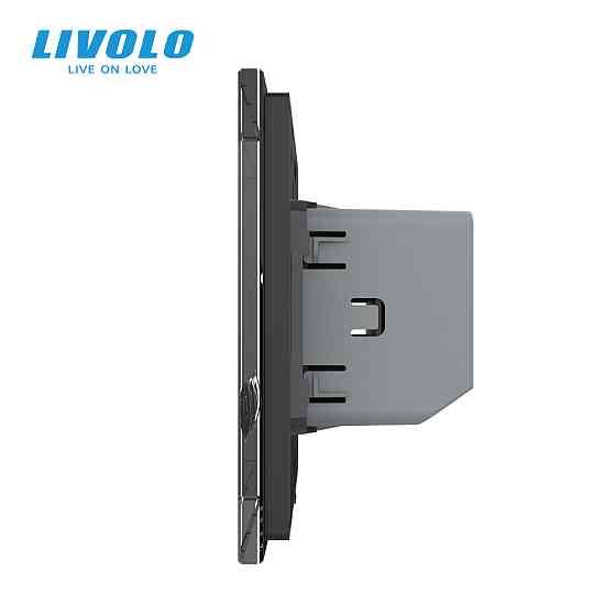 LIVOLO Вимикач сценаріїв Livolo чорний (VL-C703Z1-2BG) Коломия