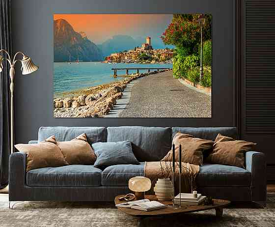 Картина холст в гостиную / спальню   Природа Італії      MLP_361 90х180см Киев