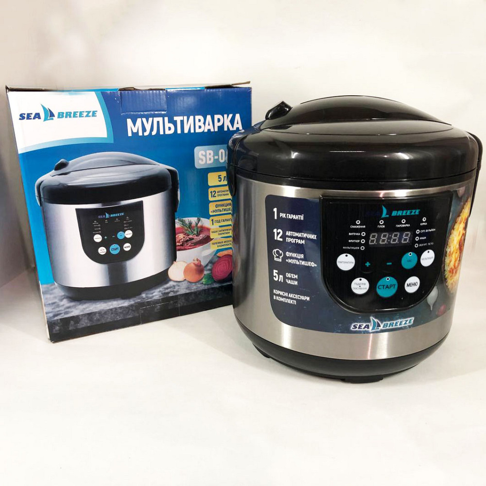 Мультиварка 5 л, Мультиварка для приготування їжі, Мультиварка п'ять літрів для варіння ZV-43 Львів - фото 20