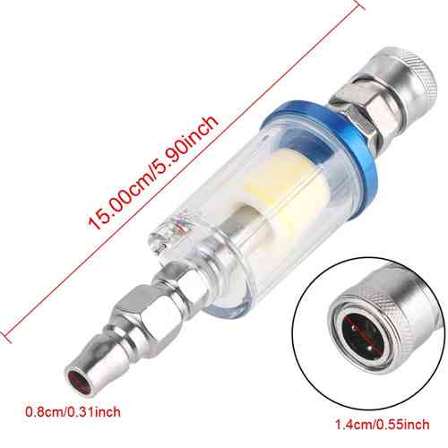 Фильтр влаго маслоотделитель для краскопульта и компрессора 1/4 Винница