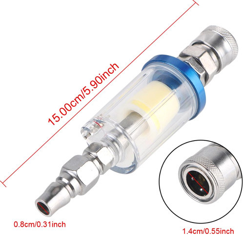 Фильтр влаго маслоотделитель для краскопульта и компрессора 1/4 Винница - изображение 5