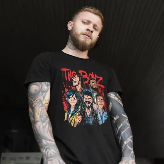 Футболка для подростка мальчика с принтом The Boy140 Gorillaz 140tyle Размер 160 Anime10744 Днепр