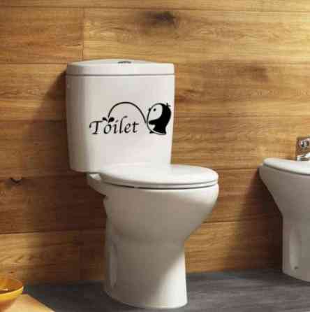 Наклейка на унітаз "Пінгвін" Київ