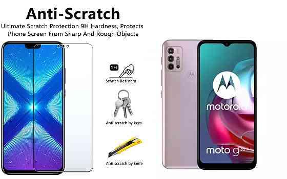 Защитное стекло NeoGlass для Motorola Moto G30 XT2129 – ультрапрозрачное и устойчивое Киев