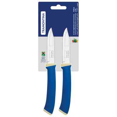 Набор ножей Tramontina Felice Blue Vegetable 76 мм 2 шт (23490/213) Винница