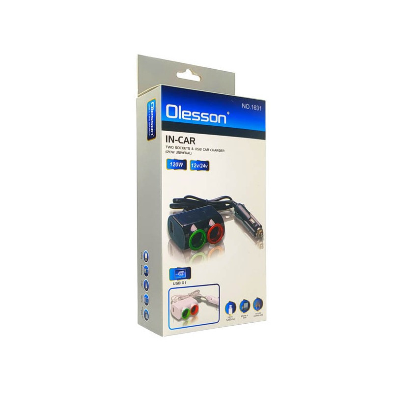 Розгалужувач прикурювача Olesson 1631 Дніпро - фото 1