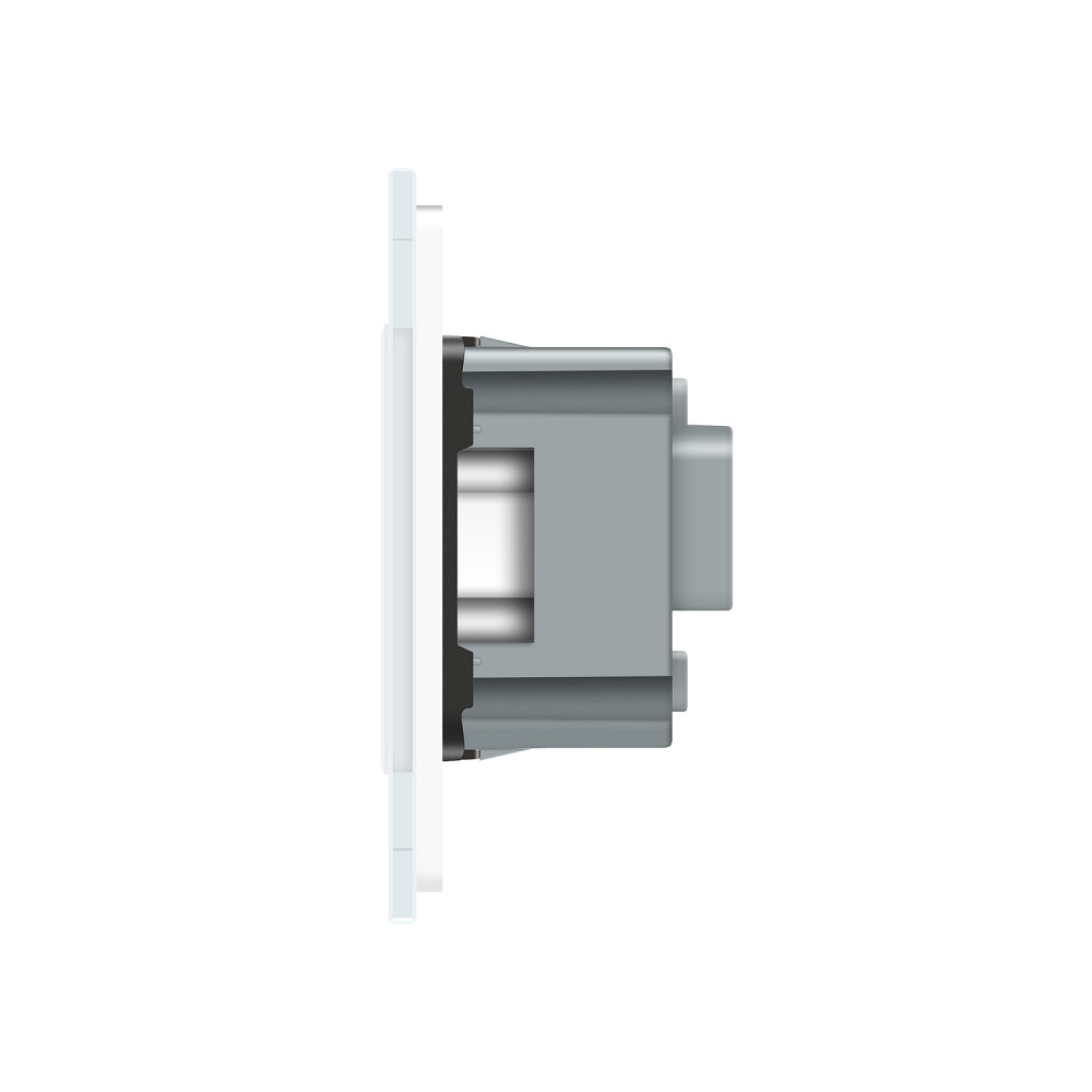 LIVOLO Розумний сенсорний EC вимикач 1 сенсор 1 розетка Livolo білий скло (VL-M7FC1Z2/FCTC16A-2 Коломия - фото 8