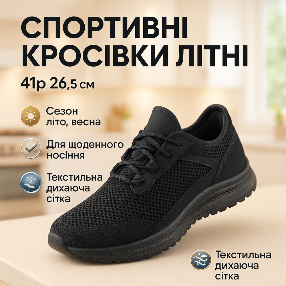 Чоловічі кросівки на літо, Взуття кросівки чоловічі з верхом з дихаючого матеріалу BX-14 Львів - фото 9