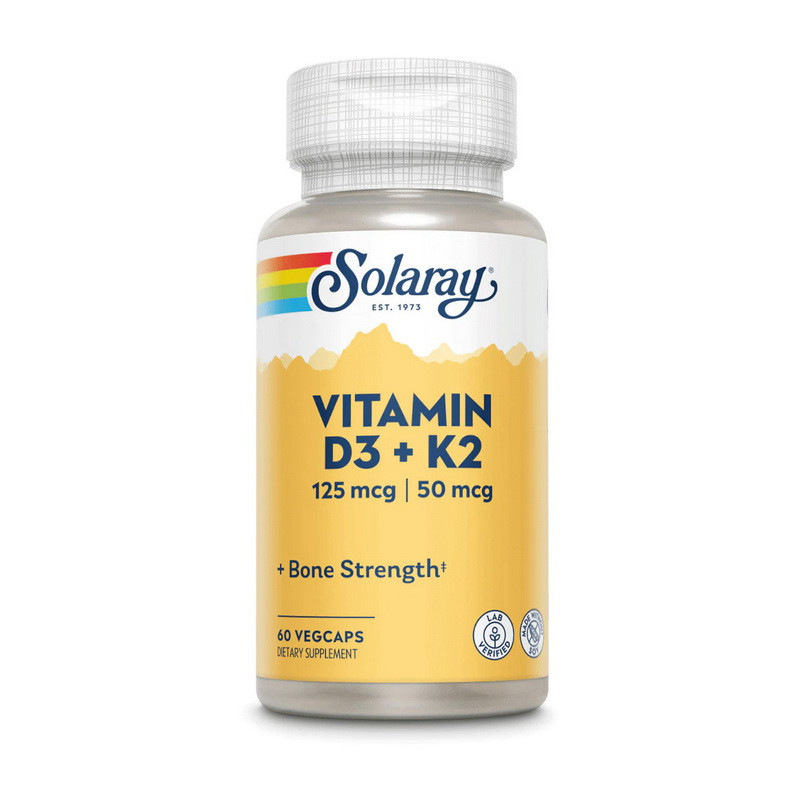 Vitamin D3+K2 (soy free) (60 veg caps) Луцьк - фото 1