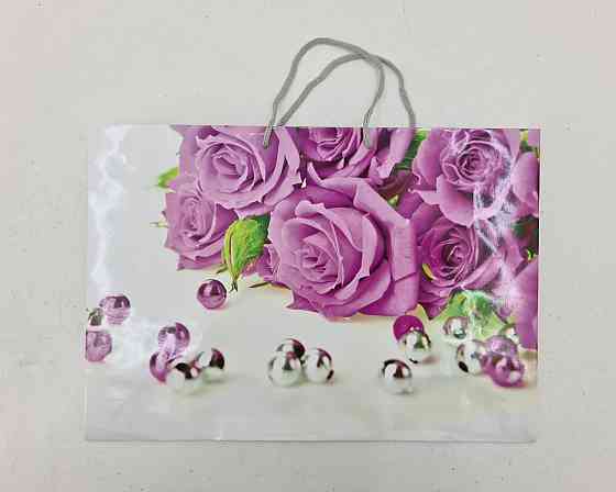 Паперовий великий горизонтальний пакет 36/22/10 (артBG-001) (12 шт.) Харків