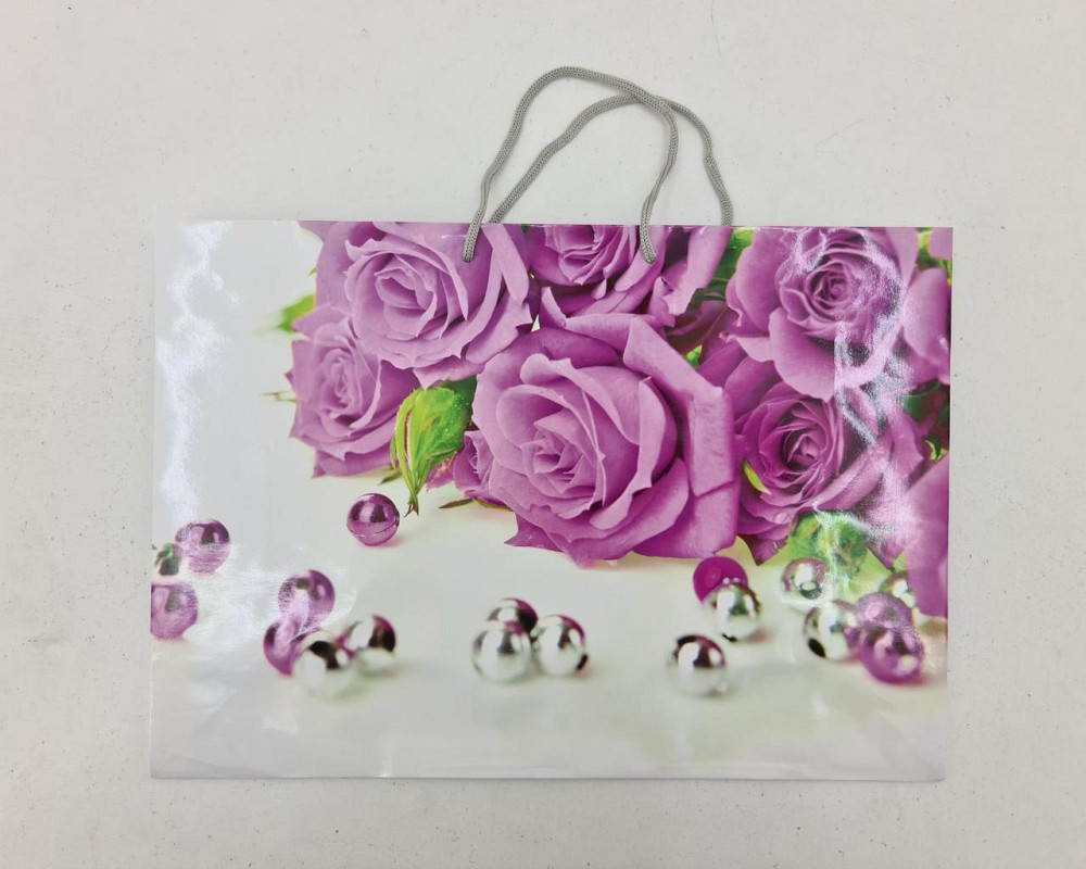 Паперовий великий горизонтальний пакет 36/22/10 (артBG-001) (12 шт.) Харків - фото 2