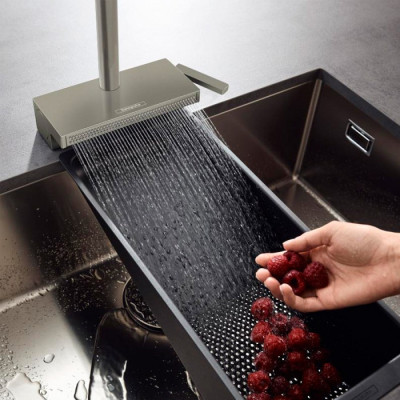 Смеситель Hansgrohe Aquno Select M81 , 21 см, сталь (73836800) Винница - изображение 3