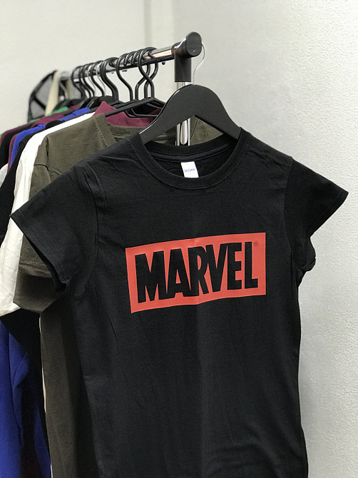 Футболка unisex з принтом — "MARVEL". Чернівці - фото 1