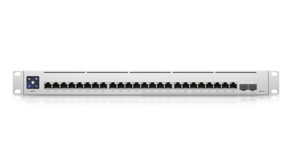 Коммутатор Ubiquiti UniFi USW-Enterprise-24-PoE (12x2.5GE PoE+,12xGE PoE+, 2xSFP+, max PoE 400W, L3) ( 5110 г Харків - фото 2