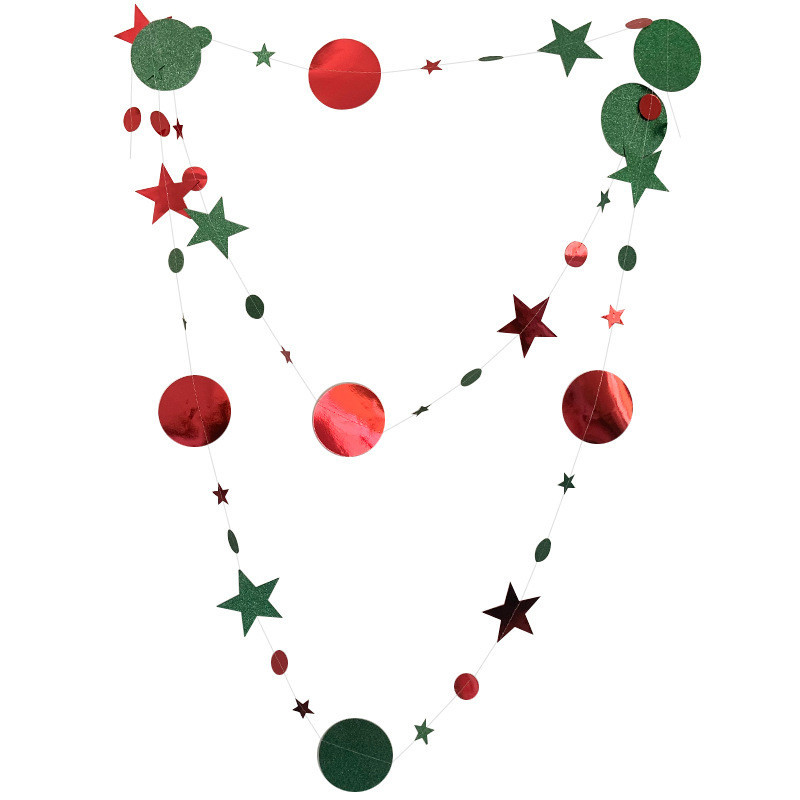Гірлянда новорічна на нитці 4 м червоно-зелений Київ - фото 3