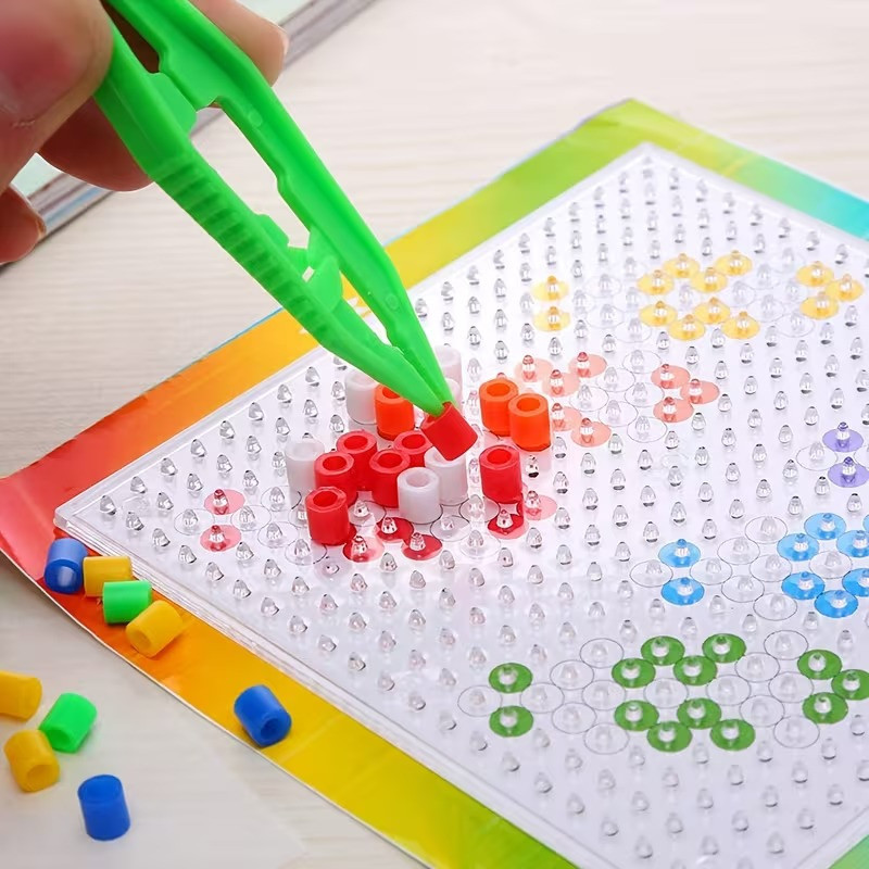 Пінцет пластиковий для намистин PIN-10.3 колір в асортименті, 10,3 см Вінниця - фото 3