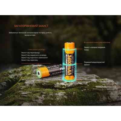 Акумулятор Fenix 18650 (3400 mAh) Type-C (ARB-L18-3400U-V30) Вінниця