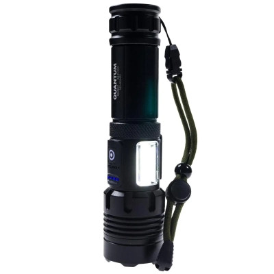 Ліхтар Quantum Perfect 5WLED zoom+3WCOB з функ Power Bank Li-ion26650/4500mAh (QM-FL1035-СB) Вінниця - фото 5