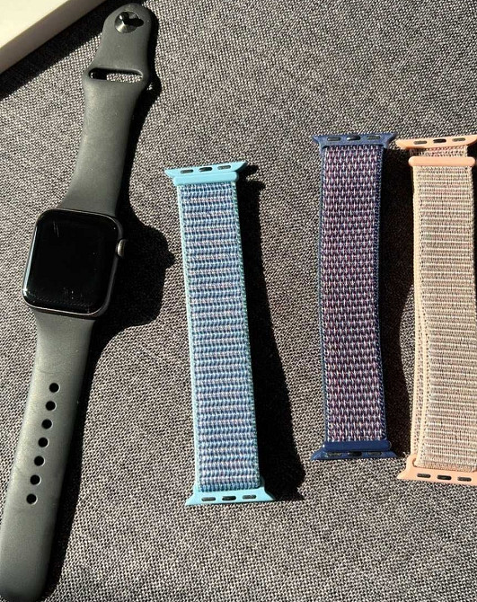 Apple Watch 5 (40mm) Space Grey Aluminum Case Black Sport Bend. Харків - фото 2