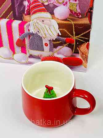 Кухоль керамічний новорічний Olens "Сюрприз-ялинка" 350 мл 102-1023 Київ