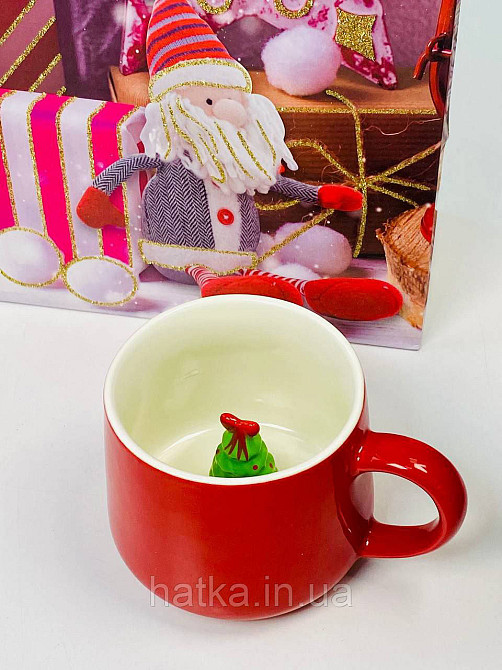 Кружка керамическая новогодняя Olens  