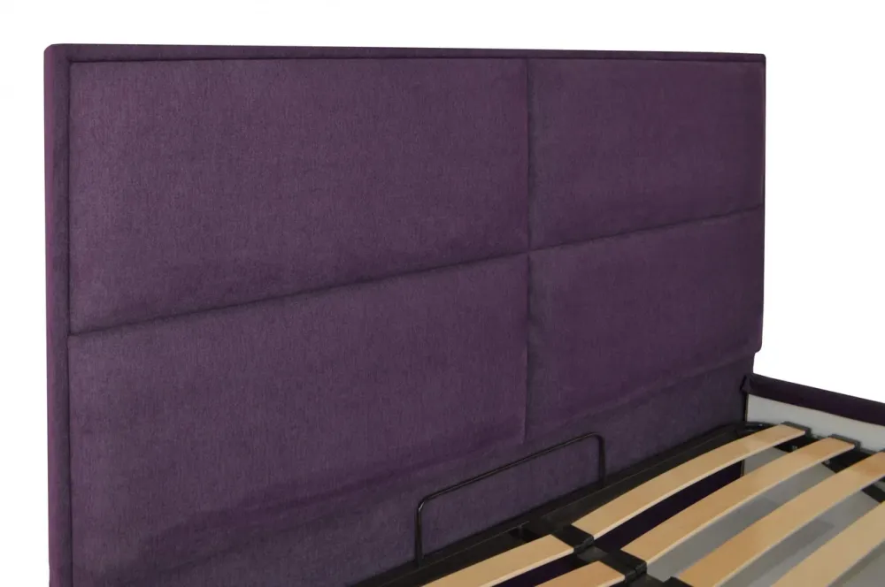 Ліжко Двоспальне Sheffield Comfort 160 х 190 см Miss 24 З підйомним механізмом та нішою для білизни Бузковий Дніпро - фото 12