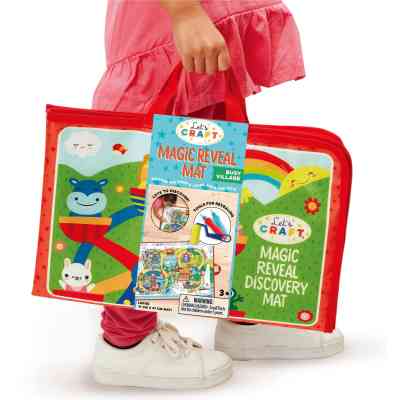 Набор для творчества Let's Craft "Магічні перетворення" Жваве містечко водна розмальовка-килимок (MRM001-E) Винница