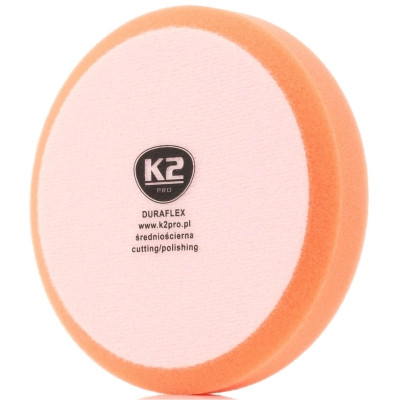 Губка для миття K2 з липучкою для полірування, помаранч (середня) (L612) Вінниця - фото 2