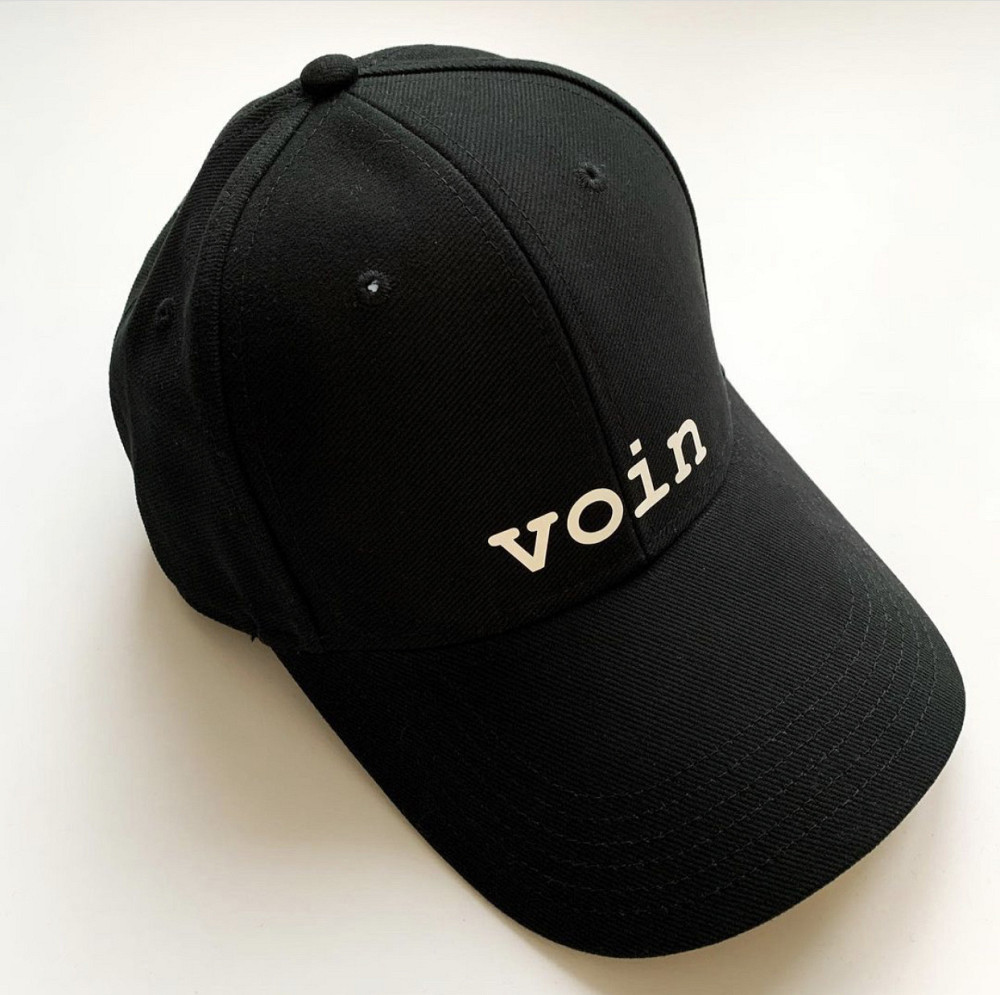 Черная хлопковая Кепка\Бейсболка с надписью VOIN Черновцы - изображение 1