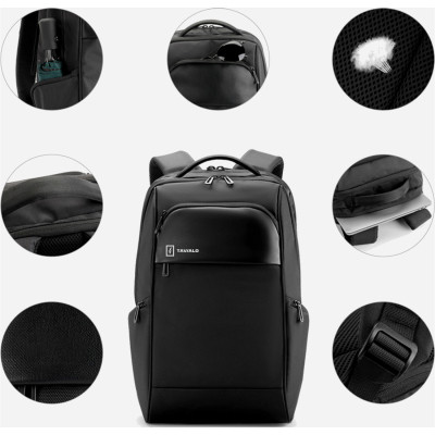 Рюкзак для ноутбука Tavialo 15.6" WARRIOR TD23 black, 23L (222224004) Винница - изображение 9