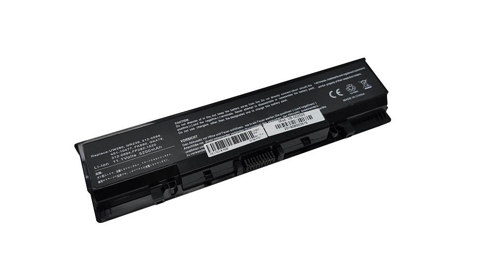 Аккумулятор для ноутбука Dell GK479 Inspiron 1520 11.1V Black 5200mAh OEM Вінниця - фото 1