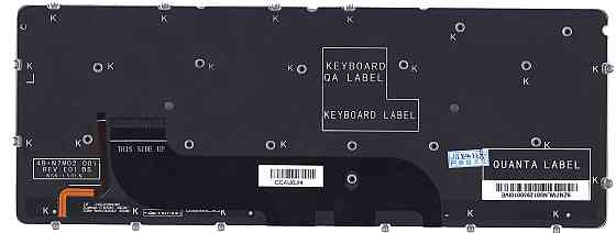 Клавиатура для ноутбука Dell XPS 12 с подсветкой (Light), Black, (No Frame) RU Вінниця